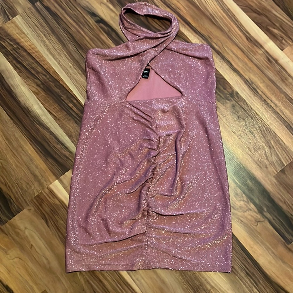 Pink Shimmer Cross Dress
